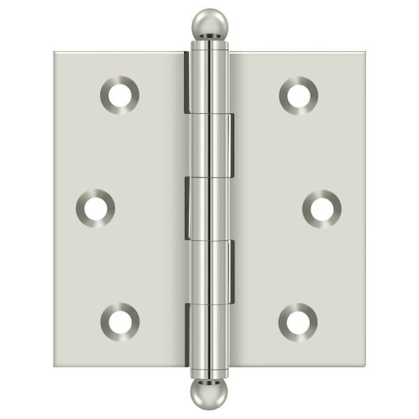 Deltana Bright Nickel Door and Butt Hinge CH2525U14