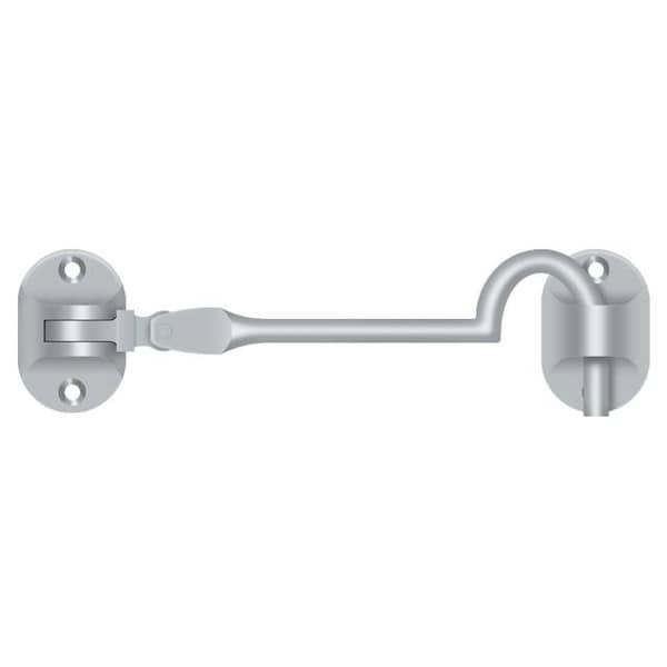 Deltana Cabin Hooks, British Style, 4" Satin Chrome CHB4U26D
