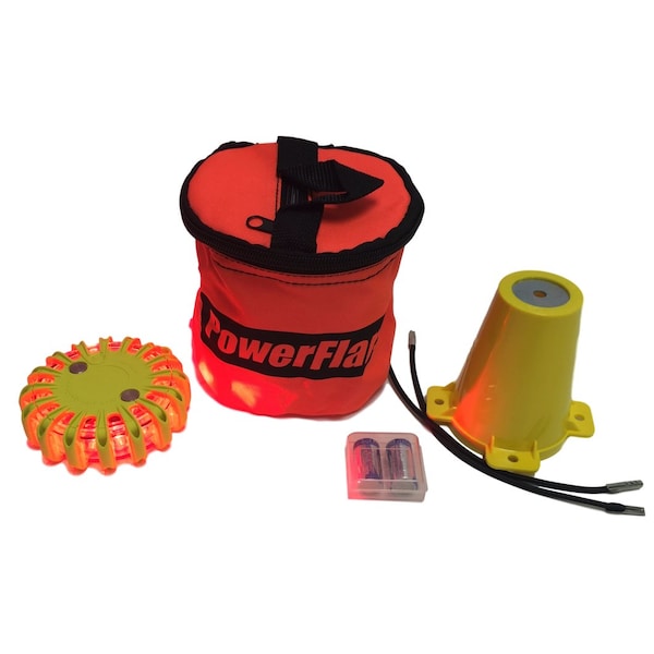 Powerflare Cone Kit, Softpack, 1, Red Lt, Ylw Shell CKT-SP1-R-Y - main