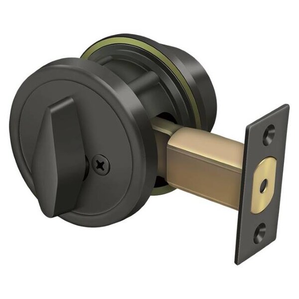 Deltana Single Deadbolt Gr2 With 2-3/4" Backset Oil Rubbed Bronze CL200LA-10B - main
