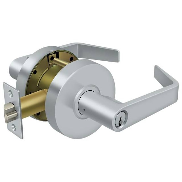 Deltana Commercial Classroom Standard Gr2, Clarendon With Cyl Satin Chrome CL509EVC-26D