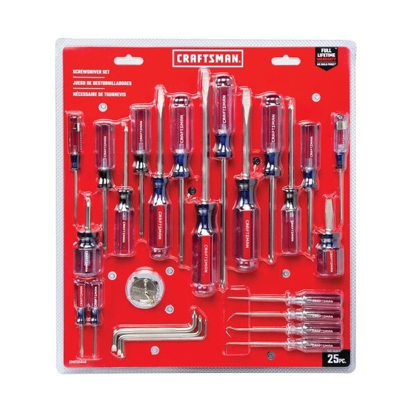 Craftsman Acetate Screwdriver Set (25 pc) CMHT65046 | Zoro