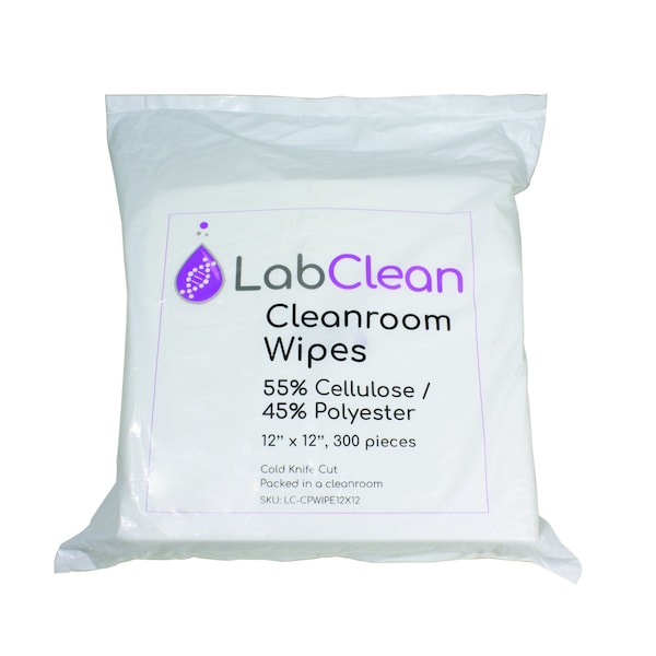 United Scientific Cleanroom Wipes, 100 percent pol, PK10 CPWIPE12X12 - main