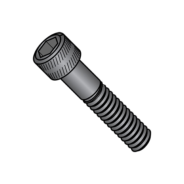 Zoro Select #6-40 Socket Head Cap Screw, Black Oxide Steel, 100 PK 06F12CSP - main