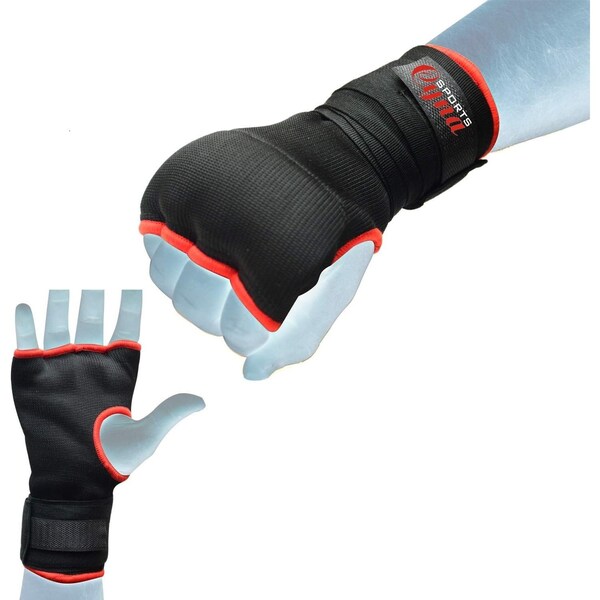 Cynasports Inner Hand Gloves With Wrist Strap Red L CS-0021 - main