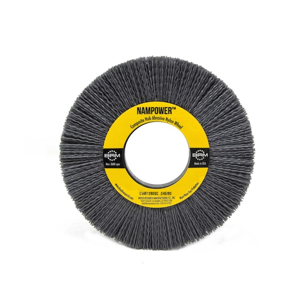 Nampower Brush CW61280SC NAMPOWER Abrasive Wheel Brush, 6" Diameter