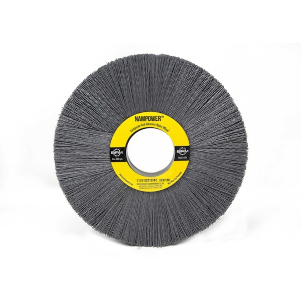 Nampower Brush CW81022120SC NAMPOWER Abrasive Wheel Brush, 8" Diameter