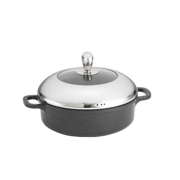 Tablecraft Casserole Pan, Die Cast, Aluminum, 3 qt. CWDC1050 - main