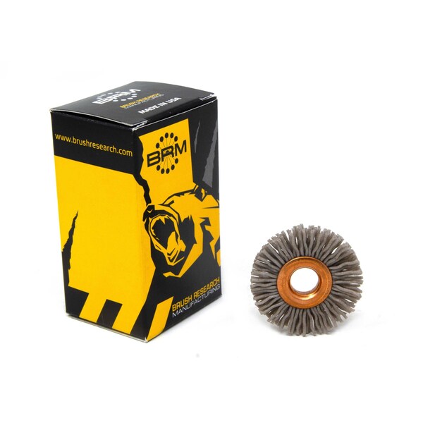 Brush Research CY1180AO Abrasive Nylon Copper Center Wheel, 1" Dia., 180AO, .375" Arbor Hole, .125" Trim CY1180AO - main