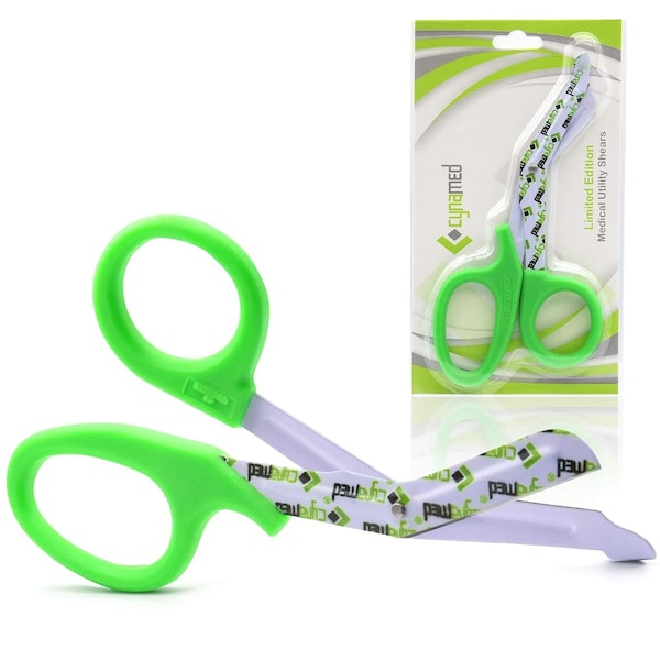 Cynamed Nurse Bandage Scissors -Green - Patient CYZR-1021 - main