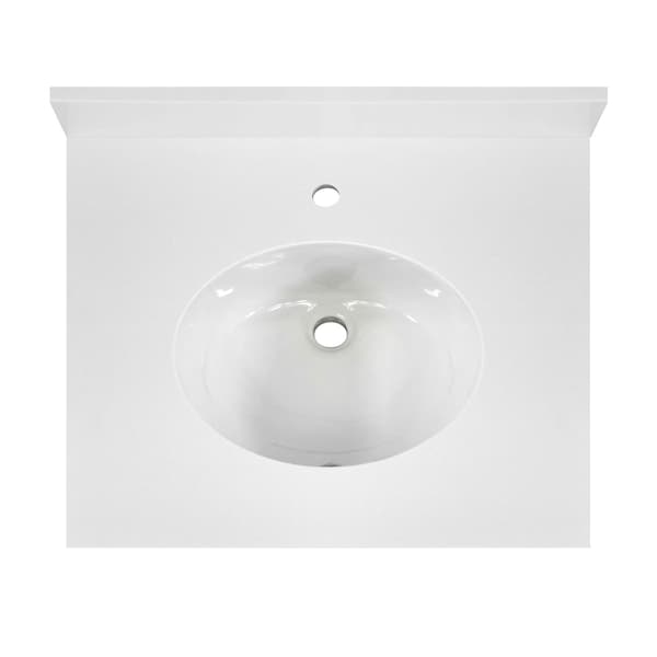Cahaba Vanity Top w/Ceramic Basin, 25x 22 in CAVT25MF - main