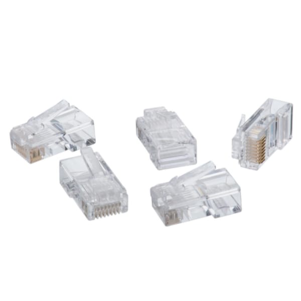 Ideal Cat5E Std Mod Plg Rj45 100/Jar, PK100 86-396J - main