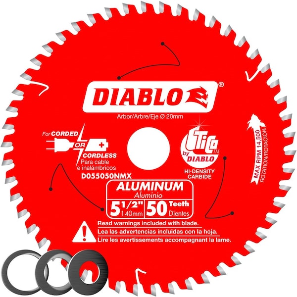 Diablo CircularSawBlade, Carbide, Dia:5.5" D055050NMX - main