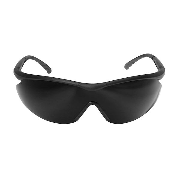 Edge Eyewear Banraj, Safety Glasses, Anti-Scratch, Smoke Lens, Black Frame, Half-Frame DB116 - main