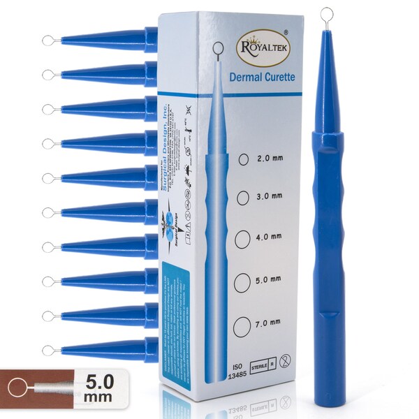 Surgical Design Dispsbl Dermal Curette, Sterile, 5mm, PK10 SDZR-0061 - main