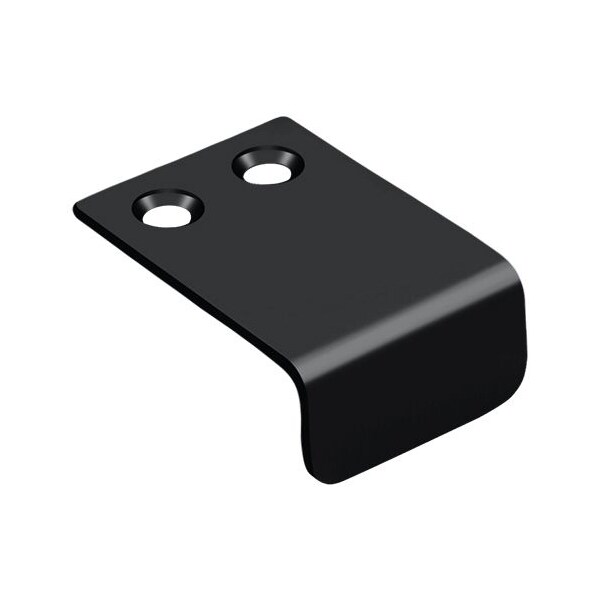 Deltana Drawer, Mirror Pull, 1" X 11/2" Black DCM115U19 Zoro