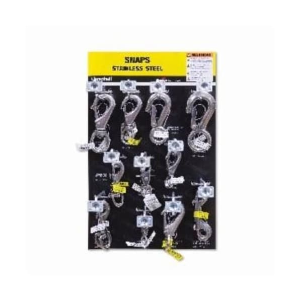 Campbell Chain & Fittings Displaystainless Steel Snaps DD0720172 Zoro