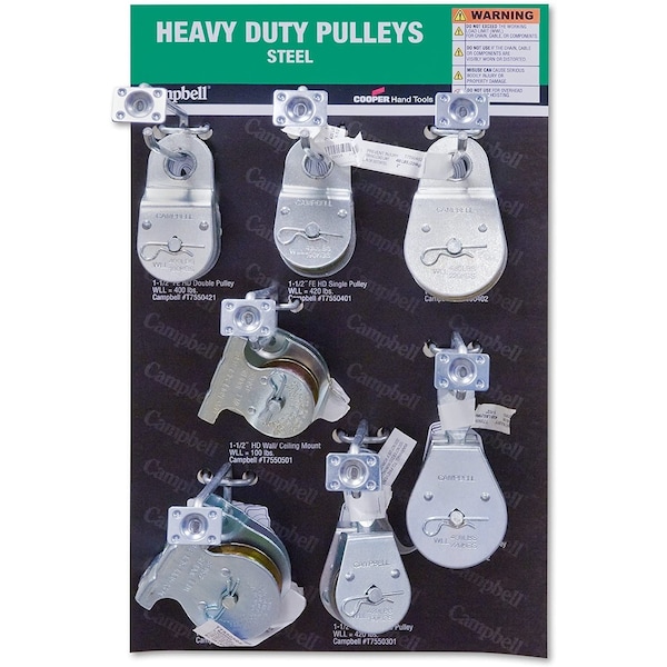 Campbell Chain & Fittings Displayhd Pulleys I (Core Board) DD0720176 Zoro