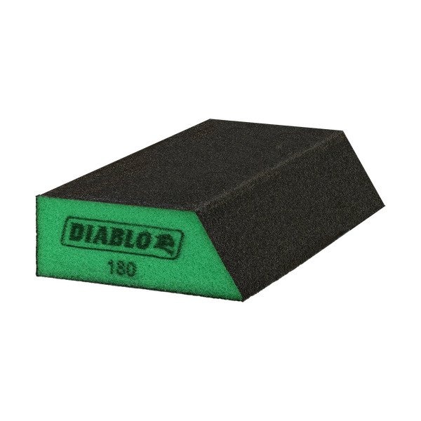 Diablo Corner Contact Sanding Sponge, 180 Grit DFBLANGSFN01G - main