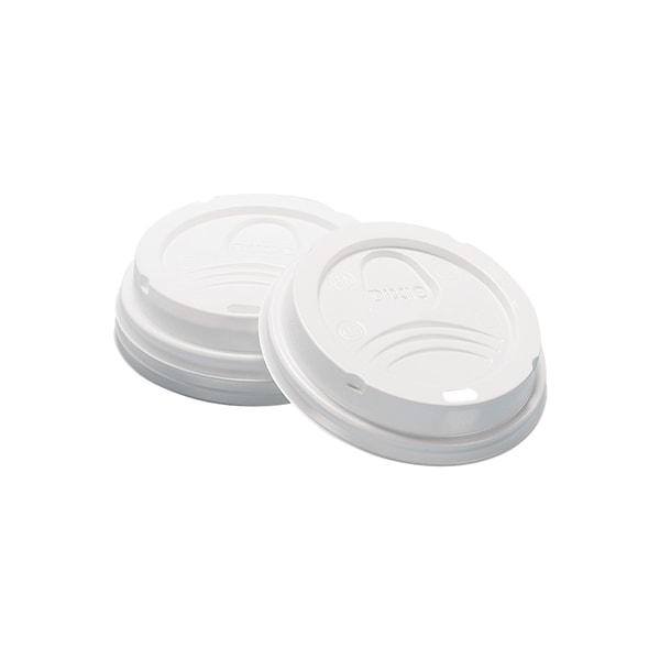 Dixie Dixie® PerfecTouch Cup Lids, 8 oz., White, 1000/Case DIX8LID Zoro