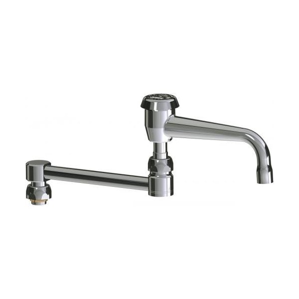 Chicago Faucet Double Jntd Vb Swg Spou DJ13BVBJKABCP - main