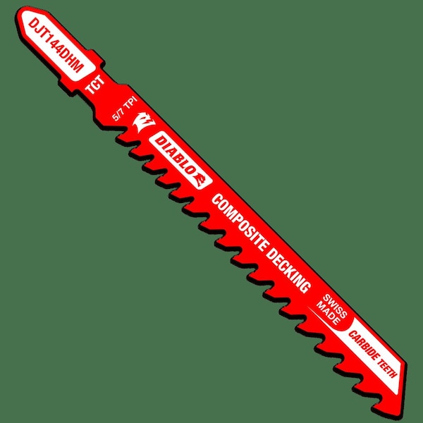Diablo JigsawBlade, L:4", Carbide, PK1, TPI:5/7 DJT144DHM - main