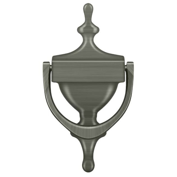 Deltana Door Knocker, Victorian Antique Nickel DK7356U15A