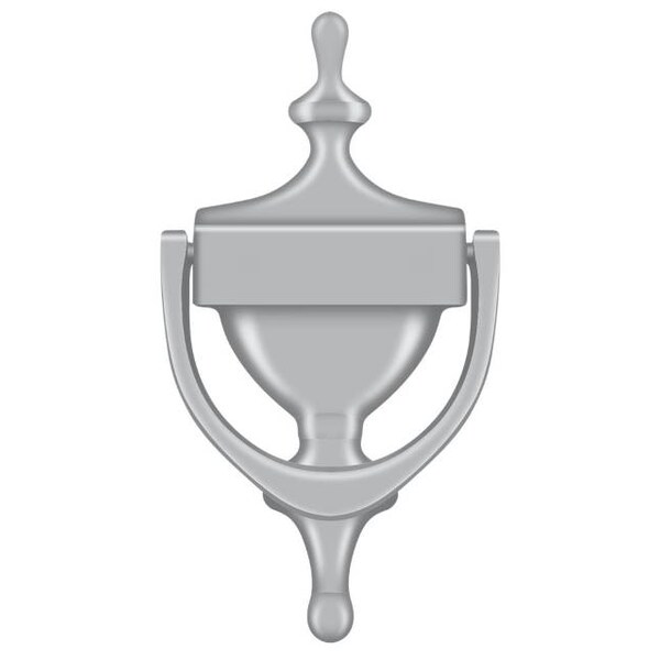 Deltana Door Knocker, Victorian Satin Chrome DK7356U26D