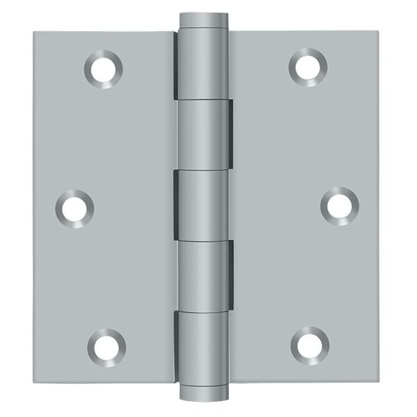 Deltana Satin Chrome Door and Butt Hinge DSB3526D-R