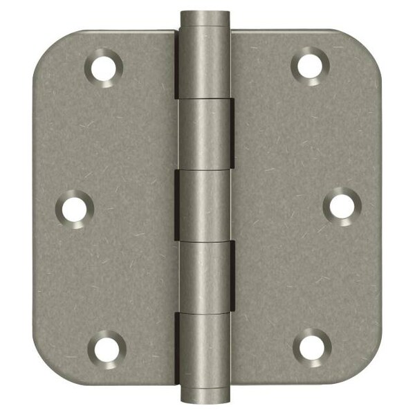 Deltana White Bronze Light Door and Butt Hinge, Holes per Leaf: 3 DSB35R510WL-R