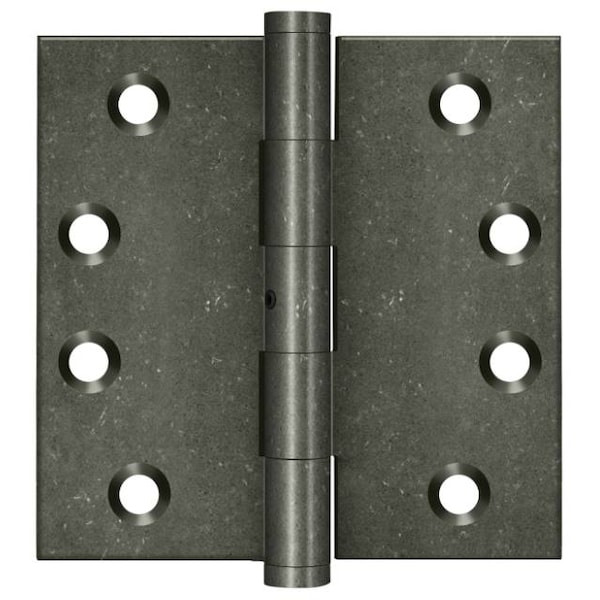 Deltana White Bronze Medium Square Hinge, Holes per Leaf: 4 DSB4N10WM - main