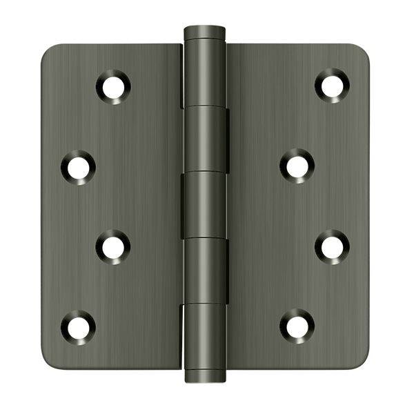 Deltana Antique Nickel Radius Hinge, Holes per Leaf: 4 DSB4R415A-RZ - main