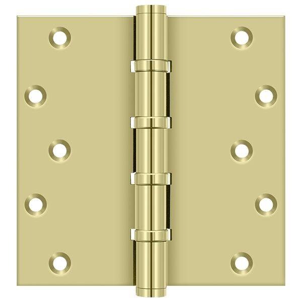 Deltana Bright Brass Door and Butt Hinge DSB66BB3-UNL