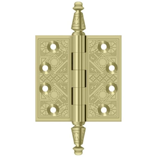 Deltana Bright Brass Door and Butt Hinge DSBP35U3-UNL