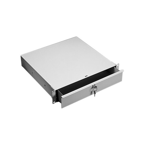 Nvent Hoffman Rack-Angle Mounted Drawer, 3Ux19.00, Lt Gray, Steel P19DR3US - main