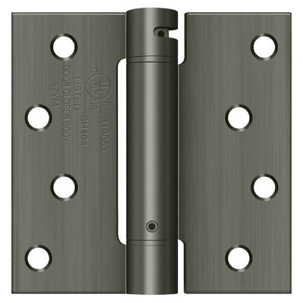 Deltana Antique Nickel Spring Hinge DSH44U15A