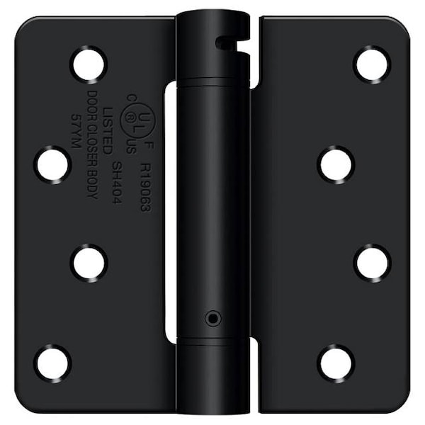 Deltana Black Spring Hinge DSH4R41B Zoro