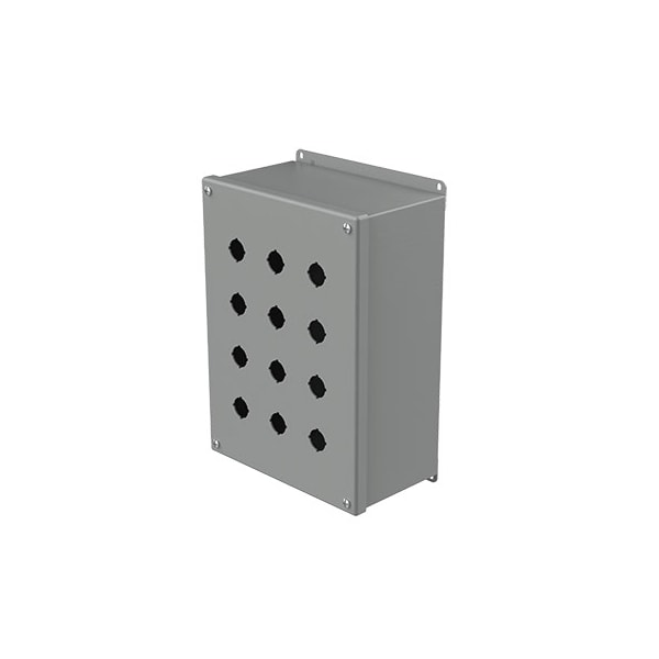 Nvent Hoffman Captive Screws Electrical Enclosures, 11-3/4 in H, 4-3/4 in D, 8-1/2 in W, NEMA 12, Steel E12PBXM - main