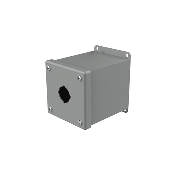 Nvent Hoffman Captive Screws Electrical Enclosures, 4 in H, 4-3/4 in D, 4 in W, NEMA 12, Steel E1PBX - main