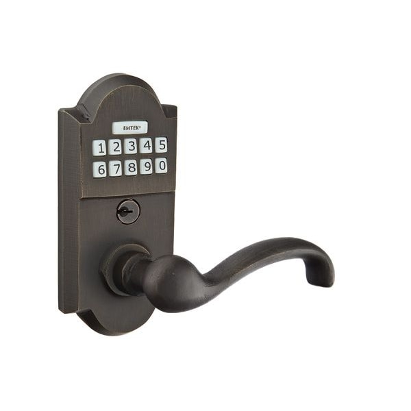 Emtek Medium Bronze Electronic E2201TTMBLH E2201TTMBLH - main