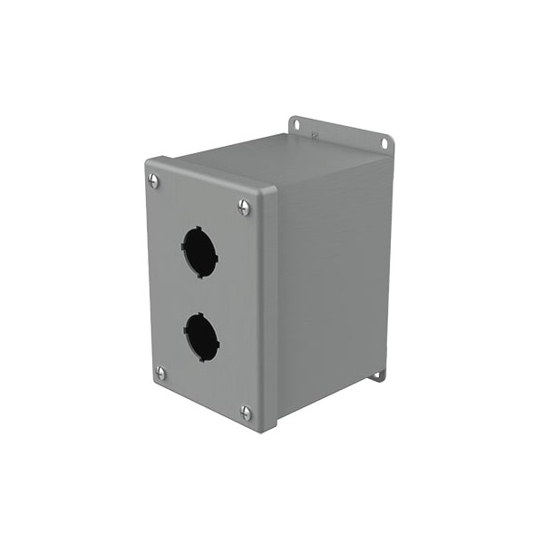 Nvent Hoffman Captive Screws Electrical Enclosures, 6 in H, 4-3/4 in D, 4 in W, NEMA 12, Steel E2PBX - main