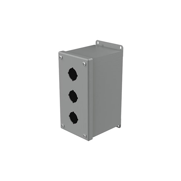 Nvent Hoffman Captive Screws Electrical Enclosures, 8 in H, 4-3/4 in D, 4 in W, NEMA 12, Steel E3PBX - main