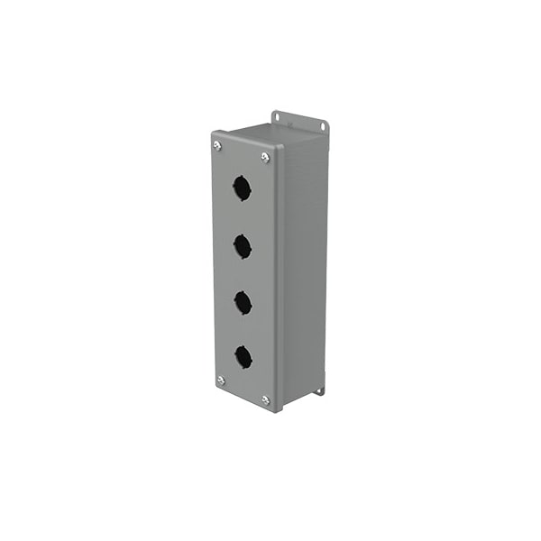 Nvent Hoffman Captive Screws Electrical Enclosures, 10 in H, 2-3/4 in D, 3-1/4 in W, NEMA 12, Steel E4PBG - main