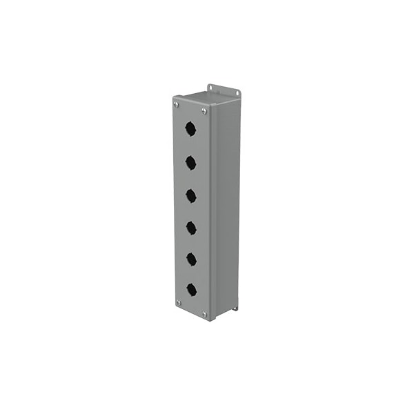Nvent Hoffman Captive Screws Electrical Enclosures, 14-3/4 in H, 2-3/4 in D, 3-1/4 in W, NEMA 12, Steel E6PBGVL - main
