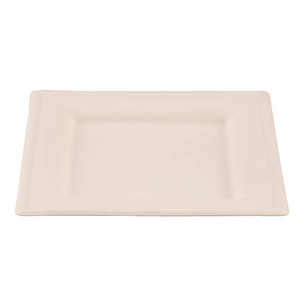 Empress Earth Compostable Square Plate, 6.25", PK500 EDP-66