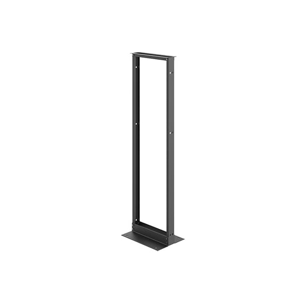 Nvent Hoffman Open Frame Rack, 72.00x20.25x15.00, Black, Aluminum 2-Post EDR19FM38U - main