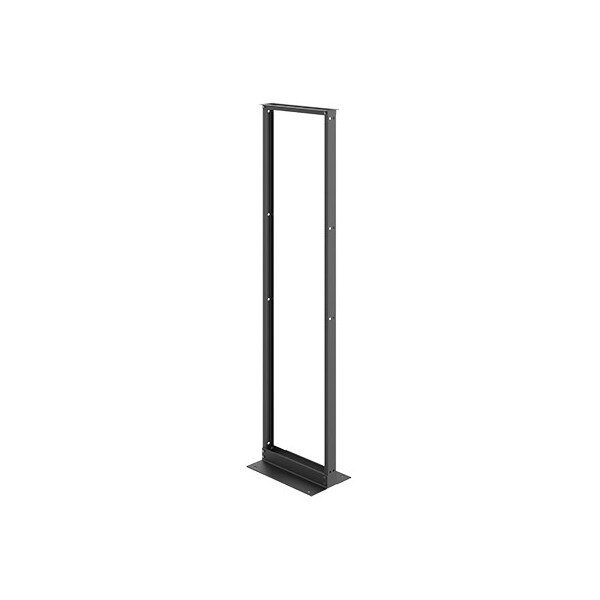 Nvent Hoffman Open Frame Rack, 84.00x24.25x15.00, Black, Aluminum 2-Post EDR23FM45U - main