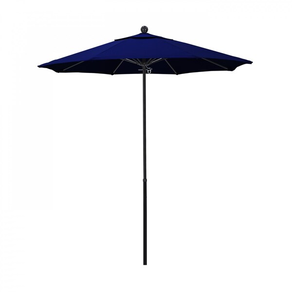 March Patio Umbrella, Octagon, 92.38" H, Sunbrella Fabric, True Blue EFFO758-5499