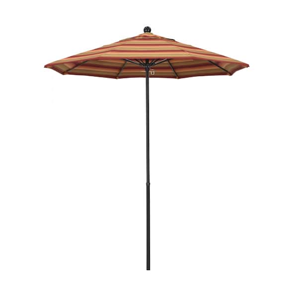 March Patio Umbrella, Octagon, 92.38" H, Sunbrella Fabric, Astoria Sunset EFFO758-56095