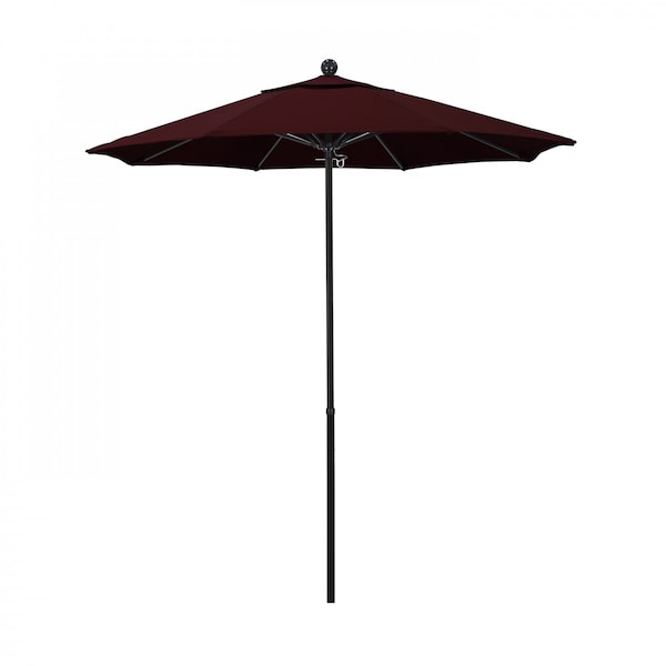 March Patio Umbrella, Octagon, 92.38" H, Pacifica Fabric, Burgundy EFFO758-SA36